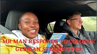 MY GERMAN BOYFRIEND RESPONDS TO SOME COMMON GERMAN STEREOTYPES | Angie Owoko