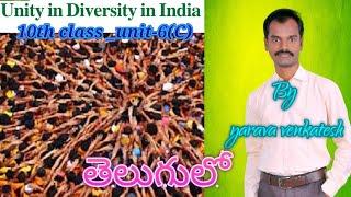 Unity in Diversity in India - 10th class English lesson