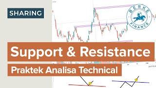 Cara Pakai Support & Resistance (Praktek Analisa Teknikal Saham)