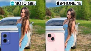 Moto G85 5G Vs iPhone 15 Camera Test Comparison