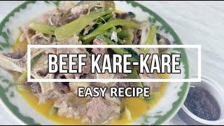 Beef Kare Kare Recipe | Beef Stew in Peanut Sauce |How to cook Kare-Kare | THE BEST KARE-KARE RECIPE