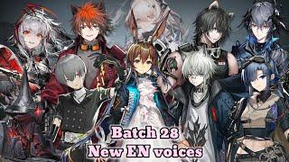 New Arknights English Voices | Batch 28 datamined (31/10/2024 update)