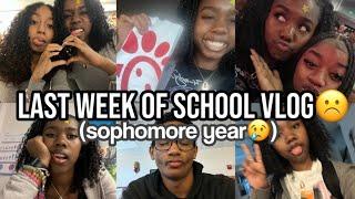 last week of school vlog️|friends, work, and crazinesss LOL| Camryn Attis #school #highschool