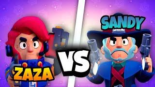 Zaza VS SANDY (Brawl Stars)