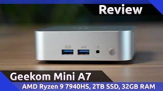 GEEKOM A7 AMD Ryzen 9 Mini PC Review (2024)