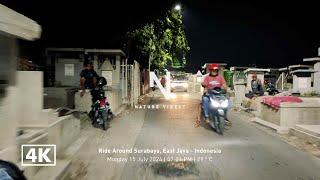 RIDE AROUND SURABAYA || Dare to Watch? Nighttime Exploration Past the Kembang Kuning Graveyard