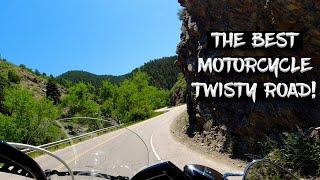 The BEST Motorcycle Road out of Denver Colorado!