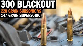 Blast Off Mondays: 300 Blackout 220 Gr. Subsonic vs 147 Gr. Supersonic