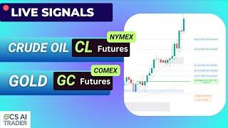 CL & GC Live Signals | Crude Oil Futures Nymex | Gold Futures Comex | Live Trading