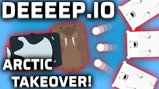 ARCTIC TAKEOVER!! | Deeeep.io TFFA gameplay