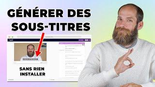 Ajouter des sous-titres sur une video en ligne