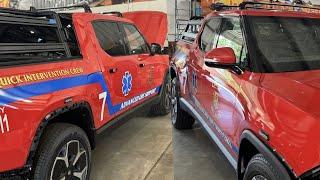 Atlanta Fire adds ‘nimble’ EV Rivian trucks to speed up EMS response