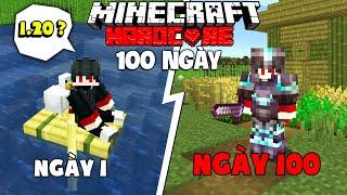 KiraMC Tóm Tắt 100 Ngày Minecraft 1.20 Snapshot Sinh Tồn Siêu Khó !! 100 Days Hardcore 1.20