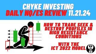 How To Trade Smart Money Concepts with ICT | Seek & Destroy High Resistance Conditions