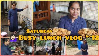 Vlog#12//‍️ முடியலடா சாமி Saturday lunch vlog#home#vlog#tamil