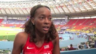 Moscow 2013 - Dalilah MUHAMMAD USA - 400M Hurdles Women - Heat 4