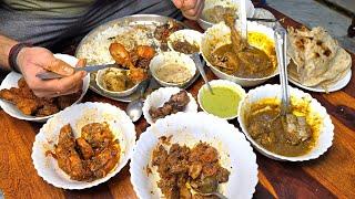 Kale Ke Dhaba Ka Tawa Kaleji Aur Roasted Pota Kaleji Aur Chicken Pakoda | Jammu food tour