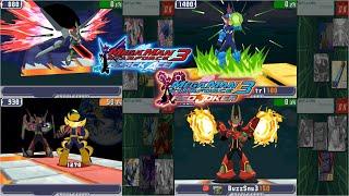 Mega Man Star Force 3 All Noise Change Forms, Noise Force Big Bang and Battle Cards