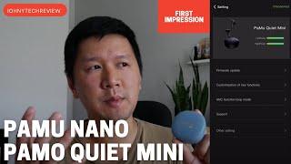 Pamu Nano and Pamu Quiet Mini Wireless Earbuds First Impression