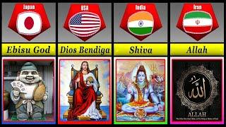 God's from different Countries  | God's from different Religions