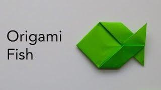 Easy Origami Fish Tutorial