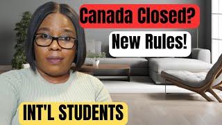 CANADA is CLOSING Its Doors to INTERNATIONAL STUDENTS!