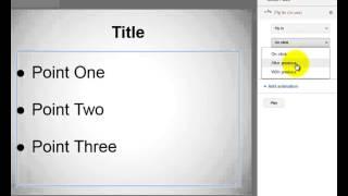 Animate Bullet Points in Google Presentaiton