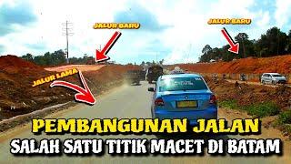 Salah Satu Titik Macet Terpanjang Di Batam Saat Ini