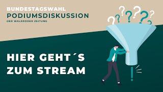 Wer zieht in den Bundestag ein? Podiumsdiskussion der Walsroder Zeitung