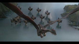 Daenerys DESTROYS Iron Fleet and Golden Company: DRACARYS!!!