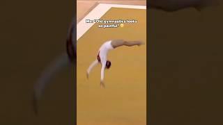 What is it with college gymnasts and these bellyflops #gymnastics #bellyflop #tumbling #college