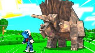 GIOCO A MINECRAFT NELL'ERA DEI DINOSAURI !!