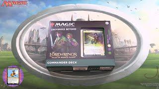 Lord of the Rings MTG Commander Deck: Food and Fellowship Unboxed