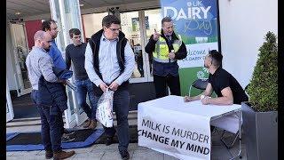 VEGAN KICKED OUT OF UK'S BIGGEST DAIRY EVENT!