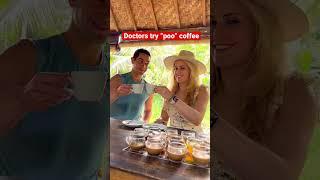 I tried the famous Bali “poo” coffee with @DoctorMyro