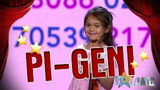 6-åriga Lyvån rabblar 600 decimaler på pi - Talang 2021