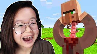 LUCU BANGET ,MOMON REACTION MINECRAFT MEME ft @BANGJBLOX