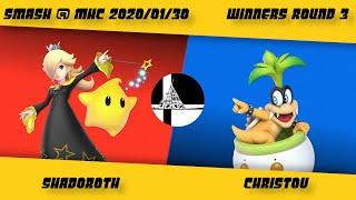 Shadoroth (Rosalina and Luma) Vs Christov (Bowser Jr.) - Winners Round 3 - Smash at MHC Jan 30, 2020