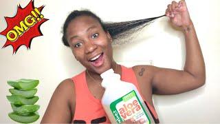 Aloe Vera Juice for MASSIVE HAIR GROWTH!