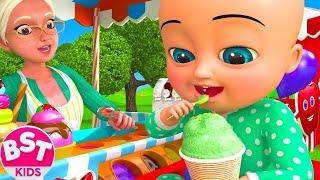 Iceream Shop Songs - BillionSurpriseToys Nursery Rhymes, Kids Songs