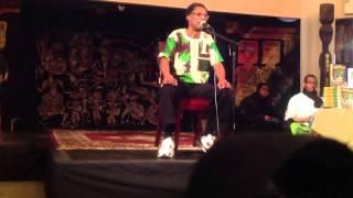 Dr. Afrika at National Black Theater in Harlem (12/8/13)