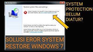 Cara Mengaktifkan System Protection Windows 7 (System Restore) 2021