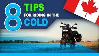 8 Tips for riding your motorcycle in winter or simply cold weather