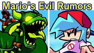 Friday Night Funkin' VS Mario's Evil Rumors V1 + All References (FNF Mod) (Mario.EXE/Ink Bowser)