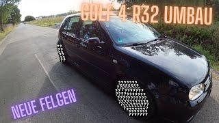 Golf 4 R32 Umbau / Neue Felgen / Lack kaputt gemacht