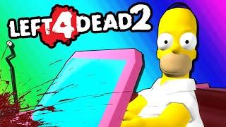 Surviving The Homer Apocalypse! (Left 4 Dead 2 Funny Moments and Mods)