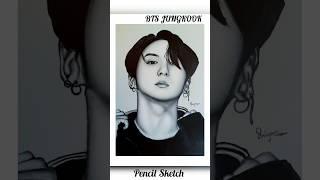 Realistic Jungkook Portrait Drawing | BTS | Priyam Arts And Piano |  #bts #jungkook