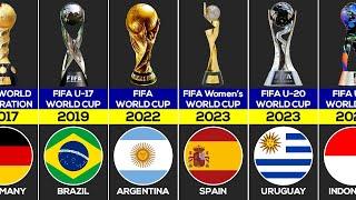 Winners of Every FIFA World Cup In History | Men's, Women's, U-20, U-17