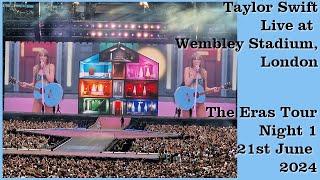 Taylor Swift live at Wembley Stadium, London - (The Eras Tour Night 1) 21 June 2024