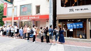 Japanese country diner opens its first restaurant in Tokyo. Many people came and formed a huge line!